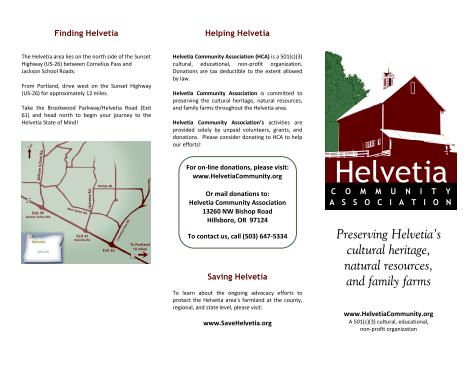 HCA brochure - outside